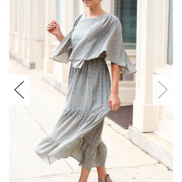 Floral Midi Dress - Picture 6 of 6